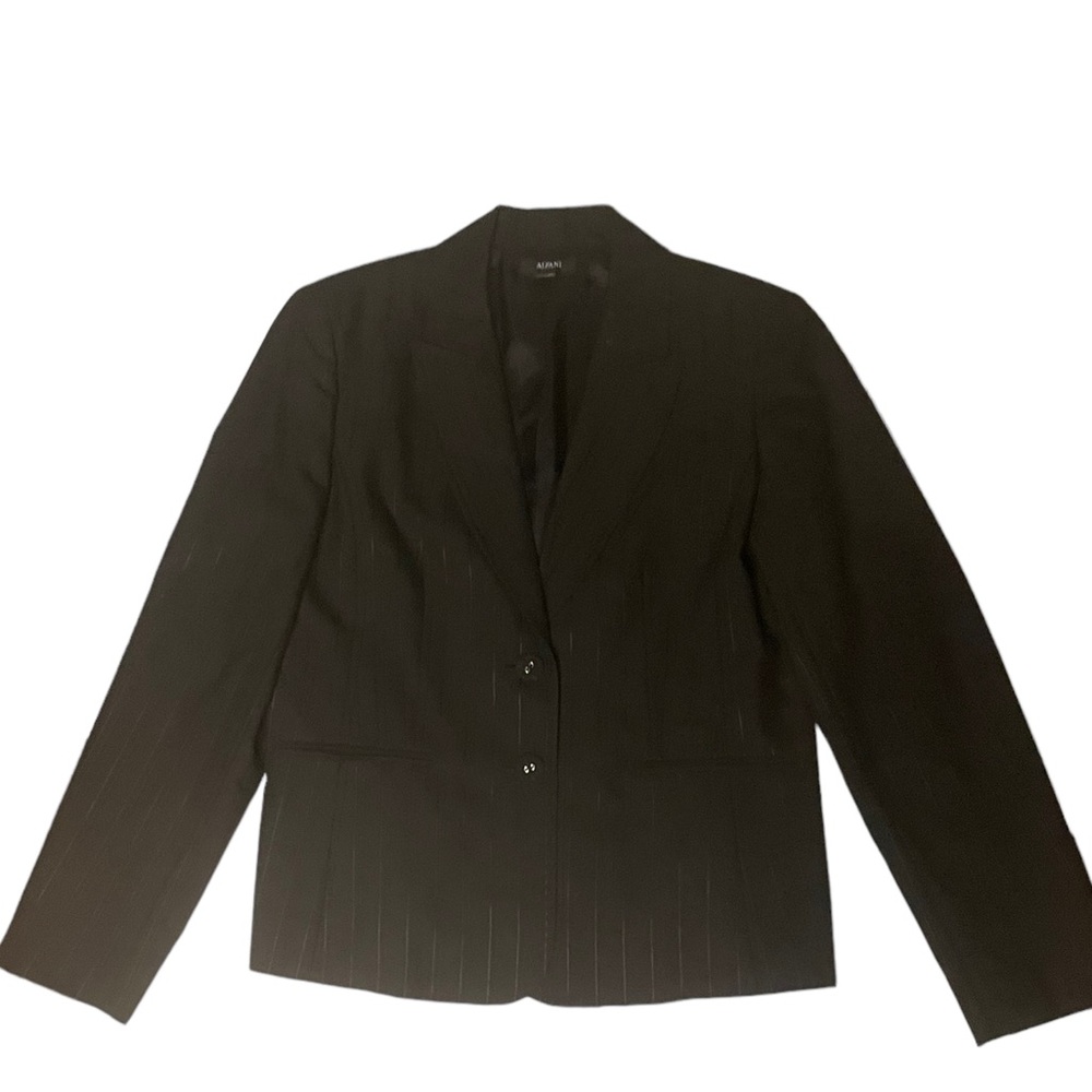 Alfani Petite Two-Button Striped Blazer
